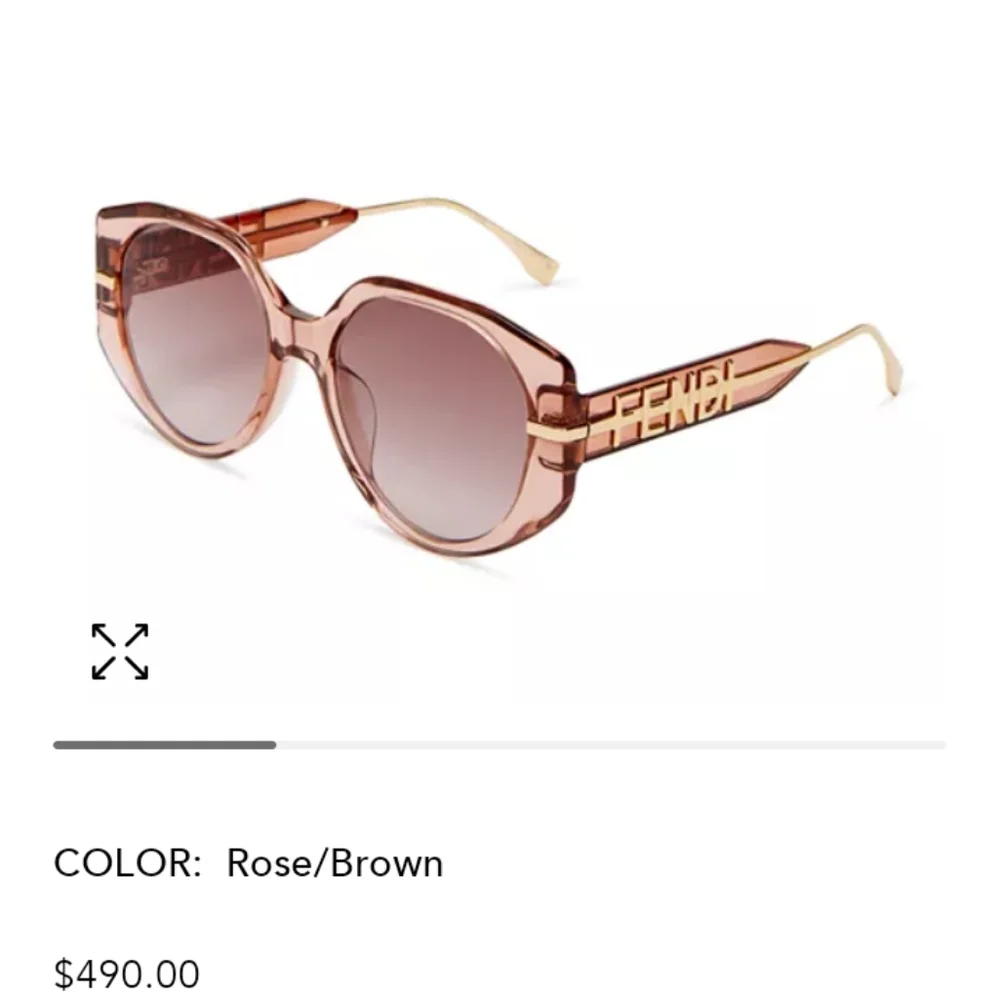 Fendi unisex sunglasses brand new still with price tag from Bloomingdale